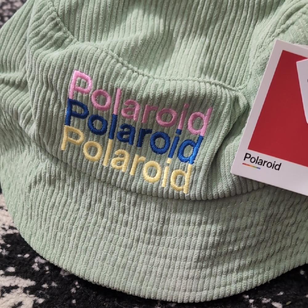 Polaroid Pastel Corduroy Bucket Hat